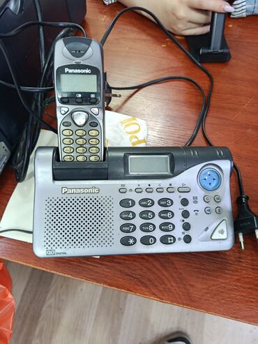 ev ucun telefon: Stasionar telefon Panasonic, Simsiz