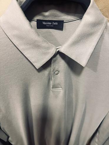 Kişi geyimləri: Polo köynək, Massimo Dutti, M, rəng - Boz — 1