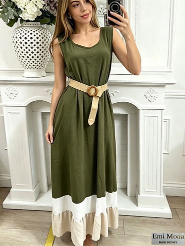 punije devojke: Letnja maxi haljina bez rukava – Emi Made in Italy 2000 Din S M L — 5