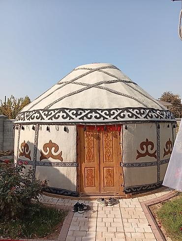 палатка бишкек: Аренда юрты, Каркас Деревянный, 75 баш, Стол, Посуда, С полом — 4