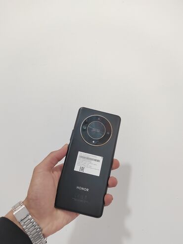 стационарный телефон: Honor X9b, 256 ГБ, цвет - Черный, Кнопочный, Отпечаток пальца