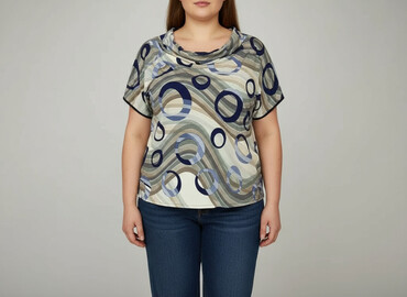 bluzka body plus size: Bluzka damska, rozmiar 4XL