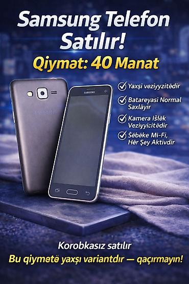micro qulaqciq: Samsung Galaxy Grand, 8 GB, rəng - Boz, Sensor — 1