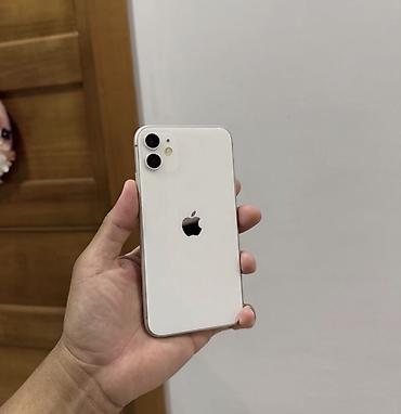 IPhone 11, 128 GB, Ağ, Zəmanət, Simsiz şarj, Face ID