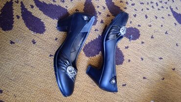 итальянские туфли: Туфли 40, цвет - Черный