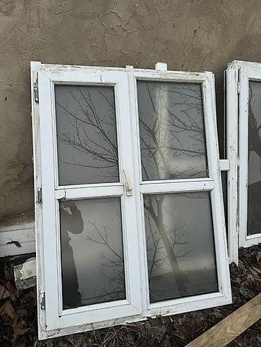 pendir mayasi: İşlənmiş İkiqat şüşə paketi Plastik pəncərə, Еni: 110 sm, Uzunluğu: 140 sm — 1