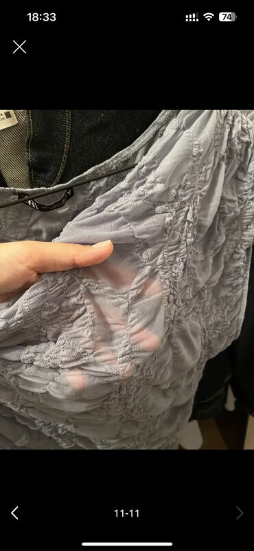 Futbolkalar: Futbolka, Zara, M, rəng - Mavi — 12