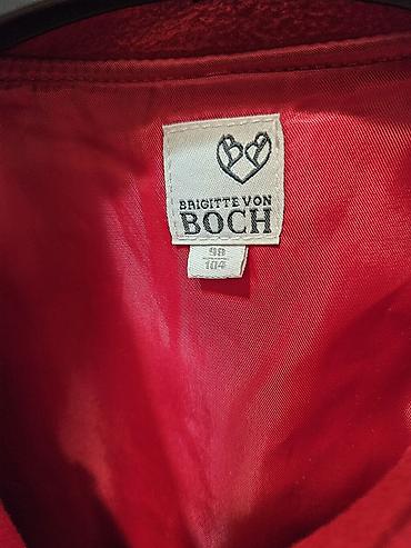 детско подростковое пальто: Детское пальто Brigitte von Boch - Цвет: насыщенный красный - Размер — 3