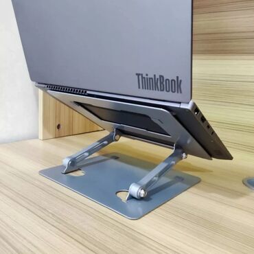 купить подставку для ноутбука: Высококачественная портативная металлическая подставка для ноутбука •