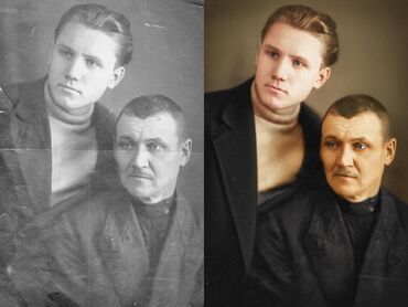 Foto və video çəkiliş: Ağ-qara şəkillərin rənglənməsi, cızılmış, əzilmiş, zədələnmiş — 5