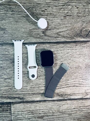 huawei watch fit бишкек: Умные часы Apple Watch с серым миланским сетчатым ремешком и