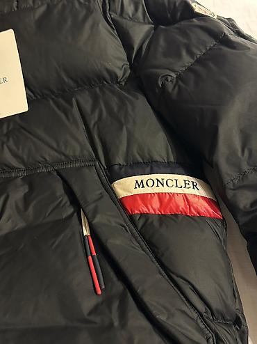 кожаные брюки: Мужская куртка, M, Moncler, Новый, цвет - Черный, Самовывоз — 4