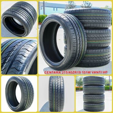 Disklər: Ölçü: 275/40ZR19 Marka: Centara Model:VANTI HP Sezon: M+S (4 fəsil)