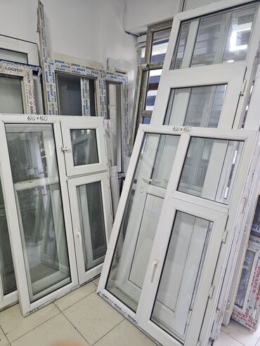 Plastik pəncərələr: İkiqat şüşə paketi Plastik pəncərə, Еni: 200 sm, Uzunluğu: 160 sm — 19