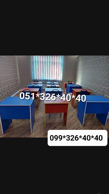 Uşaq masaları: Oğlan və qız üçün, Yeni, Siyirməsiz, Yazı masası — 9