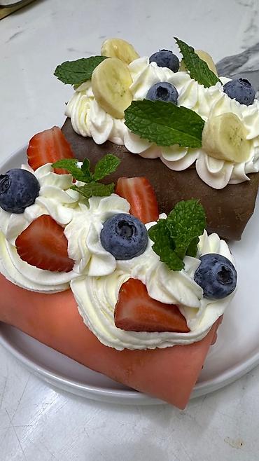 Съедобные букеты: Креп-роллы Crepe Poll Японские блинные роллы,сладкие нежные и — 15