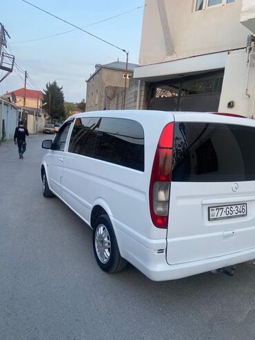 Mercedes-Benz: Mercedes-Benz Vito, ağ rəng, 7/8 yerlik miniven. Əsas xüsusiyyətlər — 5