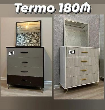 trumo: Termo komod güzgülü model - Ölçü: təxmini 4 çekmecəli komod + üst — 1