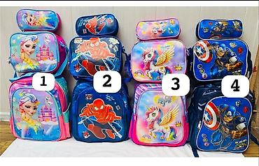 сумка 3 в 1: Школьный набор 3 в 1 для девочек/мальчиков 🎒 АКЦИЯ,АКЦИЯ ✨ В комплект — 5