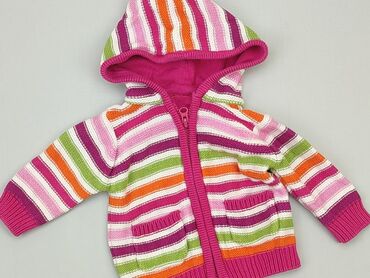 sweterki rozpinane dla dziewczynek: Sweatshirt, Mothercare, 3-6 months, condition - Very good