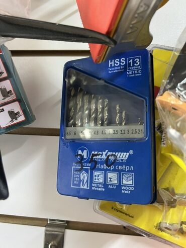 универсальный набор инструментов для дома: Набор сверл Maximum Quality Tools HSS из 13 штук. Включает в себя