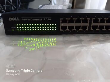 kompyuter aliram: DELL Power Connect 2016 switch İşlek veziyyetdedir, 2018 de 200manata