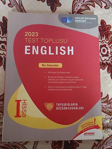 mətn pdf: İngilis dili Testlər 11-ci sinif, DİM, 1-ci hissə, 2023 il — 1