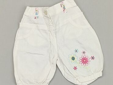 białe spodnie legginsy: Шорти, 6-9 міс., стан - Дуже гарний