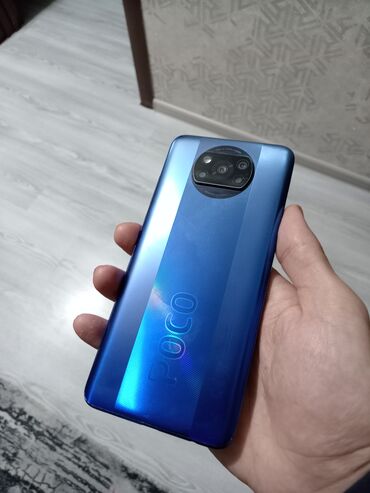 pubg 60 fps veren telefonlar 2024: Poco X3 Pro, 256 GB, rəng - Göy, Barmaq izi