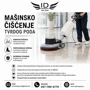 oglasnik masaza: Mašinsko čišćenje tvrdog poda Agencija za čišćenje ID company pruža — 1