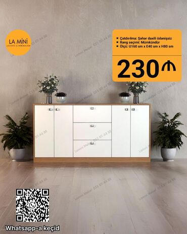 кухонный гарнитур бишкек бу: Açılan, 4 qapılı Düz dolab, Servant