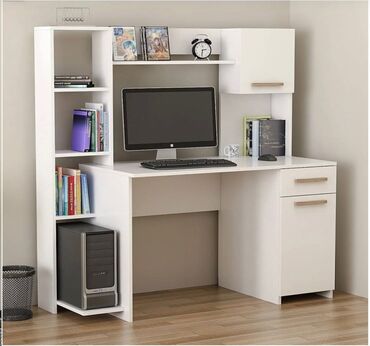 Masalar: Kompüter masası, Yeni, Açılmayan, Laminat, Dördbucaq masa — 11