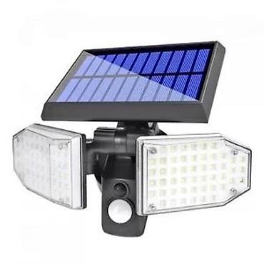 drvo mimoze: Solarna LED reflektorska lampa sa senzorom pokreta - Dvoglava LED — 1