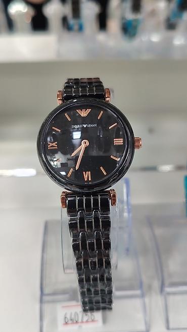 Aksesuarlar: Emporio Armani qadın qol saatları – keramik kolleksiya - Korpus və — 9