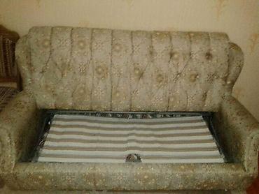 perla mebel fabriki: İşlənmiş, Divan-kravat, 2 kreslo, Divan, Açılan — 3