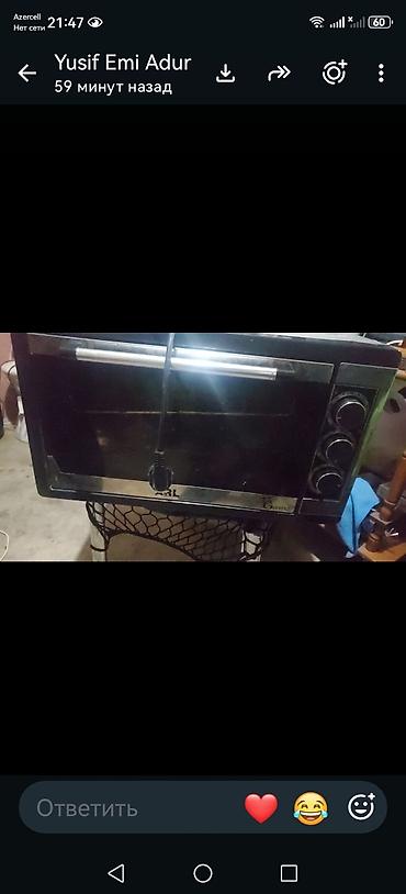 elektrik plitə: Elektrik mini soba – stolüstü tip - Korpus: metal, qara ön panel və — 2