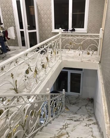 Pilləkən məhəccərləri: Metal EN MMC olaraq istədiyiniz forma və ölçüde demir işlerinin — 23