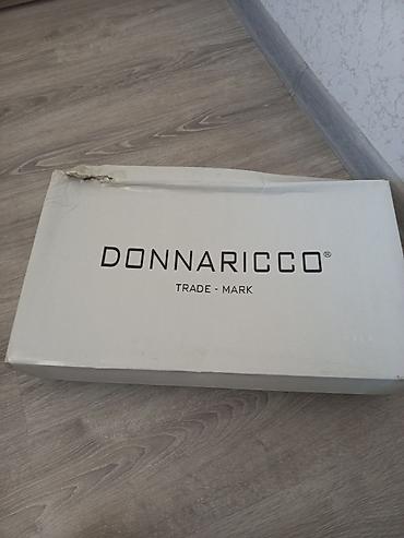 dəri qısa botinkalar: Donnaricco qadın çəkmələri - Rəng: qara - Model: dizaltı, klassik düz — 2