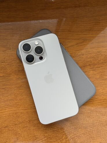 айфон 15 про макс бу цена: IPhone 15 Pro, Колдонулган, 256 ГБ, Natural Titanium, Каптама, Куту, 86 %