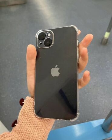 айфон 13 поо макс: IPhone 13, Колдонулган, 128 ГБ, Graphite, Коргоочу айнек, Каптама, 80 %