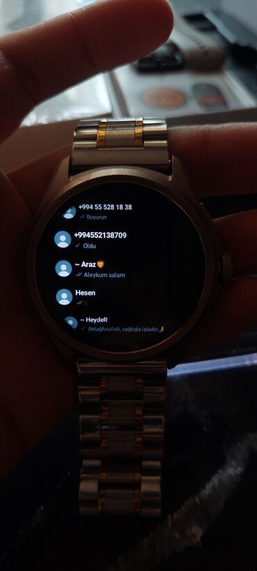 Smart saatlar: İşlənmiş, Smart saat, Sensor ekran, rəng - Qızılı — 4