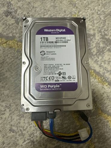 видеокамера для дома беспроводная: Маалымат алып жүрүүчү, Жаңы, Western Digital (WD), HDD, 1 ТБ, 3.5", ПК үчүн