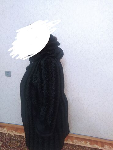 palto qara: Пальто 8XL (EU 56), цвет - Черный