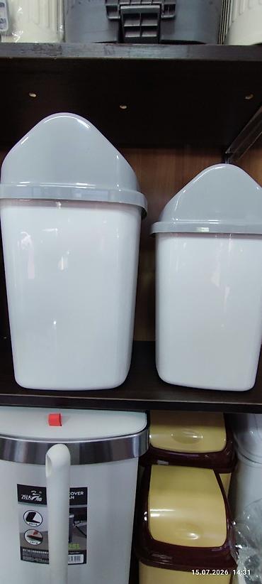 Хозтовары: Пластиковые мусорные ведра MIAIAY Home Furnishing. 8Л 450. 12л-500 - — 4