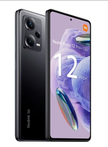 редми ноте 7: Xiaomi, Redmi Note 12 Pro+ 5G, Колдонулган, 256 ГБ, түсү - Кара, 2 SIM