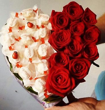 Подарки и сувениры: Подарочные композиции из шоколадок, цветов,мягких игрушек . ко — 14