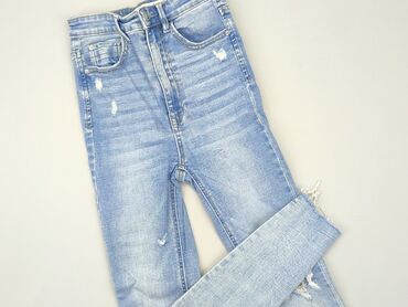 stradivarius spodnie jeansy: Jeansy, Stradivarius, 2XS, stan - Bardzo dobry