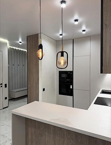silver kitchen: Кухонный гарнитур, Новый, цвет - Бежевый — 4