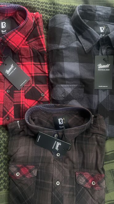 Рубашки: Рубашки мужские от компании Brandit (Германия). Остались только — 5