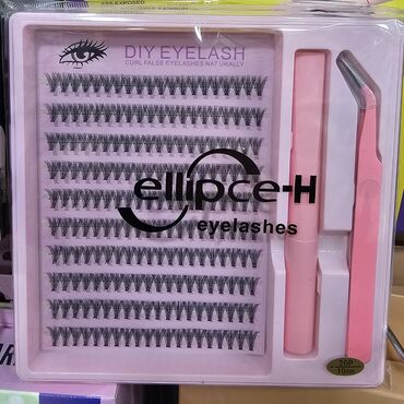 Kosmetika dəstləri: Ellipce-H DIY Eyelash – fərdi dəstəli süni kiprik seti temu kirpiklər — 9